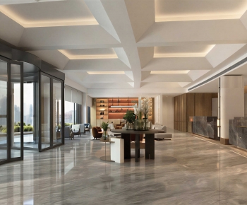 Modern Office Reception Desk-ID:230597972