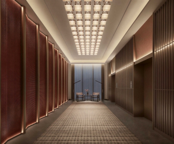 New Chinese Style Elevator Hall-ID:641551028