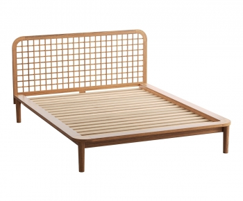 Modern Double Bed-ID:649228103