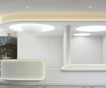 Modern Office Reception Desk-ID:368318081
