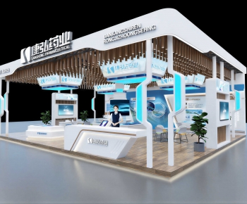 Modern Exhibition Hall-ID:967636111