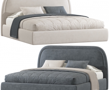 Modern Double Bed-ID:299518116