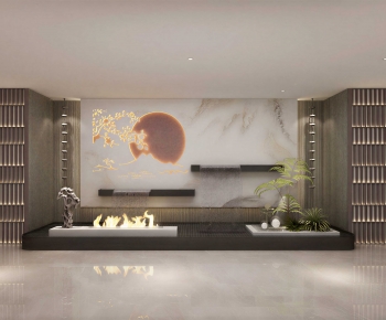 New Chinese Style Rockery Waterscape-ID:849157095