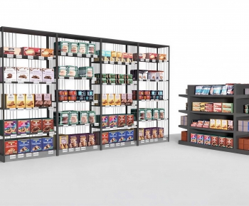 Modern Supermarket Shelf-ID:445432902
