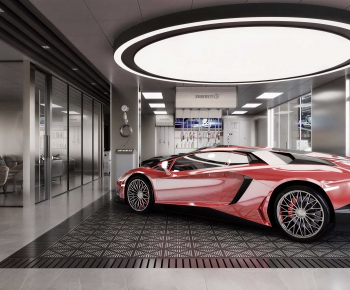 Modern Automobile Repair Shop-ID:230518109