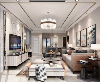 Modern A Living Room-ID:706322913