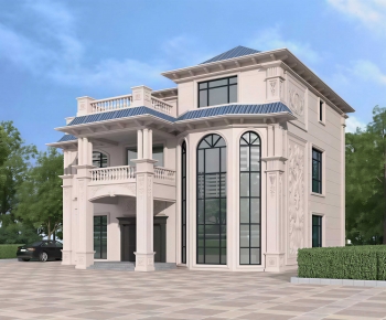 European Style Detached Villa-ID:194756038