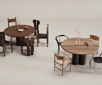 French Style Dining Table And Chairs-ID:741065032