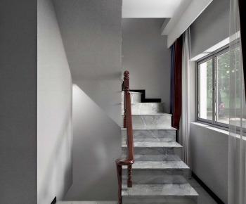 Modern Office Stairwell-ID:786981117