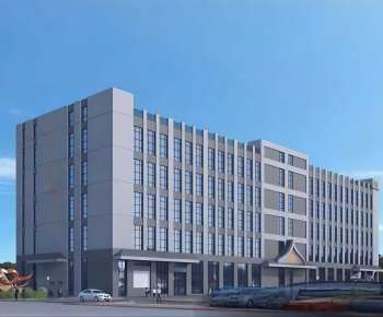 Modern Industrial Building-ID:809986114
