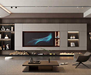 Modern A Living Room-ID:842444909