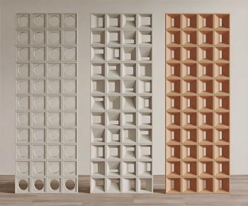 Modern Cement Brick Screen Partition-ID:920445924