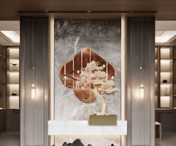 New Chinese Style Hallway-ID:158550984