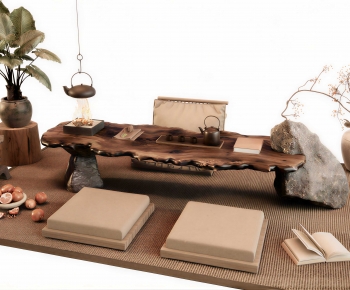 Wabi-sabi Style Tea Tables And Chairs-ID:818279987