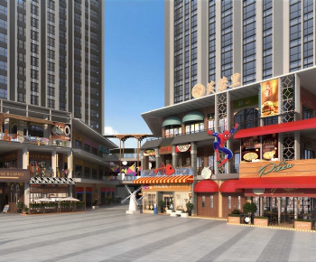 Modern Commercial Street-ID:585504062