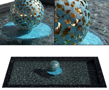 Modern Rockery Waterscape-ID:330177077
