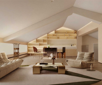 Modern A Living Room-ID:494799654