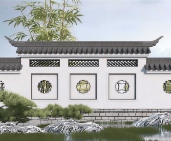 Chinese Style Landscape Wall-ID:626101021