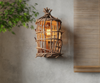 Wabi-sabi Style Wall Lamp-ID:796674017