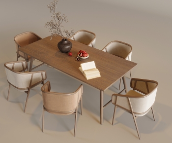 Modern Dining Table And Chairs-ID:881062037