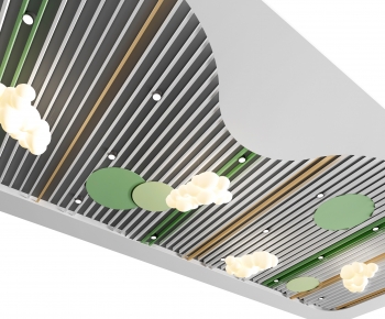Modern Suspended Ceiling-ID:135184058