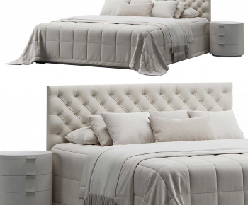 Modern Double Bed-ID:940994021