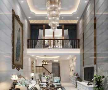 European Style A Living Room-ID:719321011