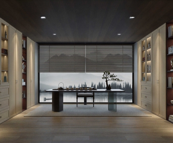New Chinese Style Tea House-ID:705039512