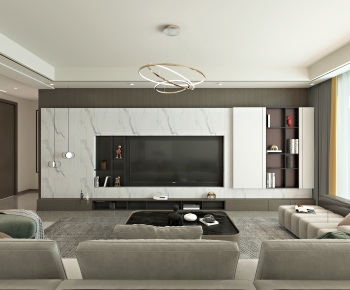 Modern A Living Room-ID:710968029