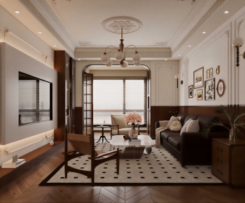 French Style A Living Room-ID:824430055