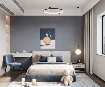 Modern Boy's Room And Son's Room-ID:469009935