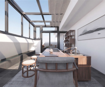 New Chinese Style Tea House-ID:759037978