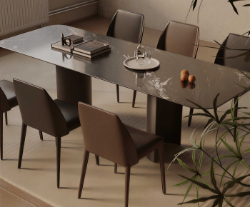 Modern Dining Table And Chairs-ID:608268023