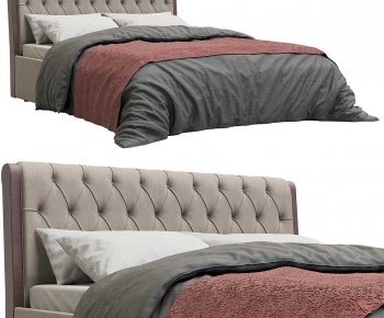 Modern Double Bed-ID:185199984