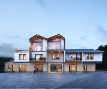 Modern Residential Building-ID:396929036