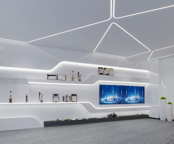Modern Exhibition Hall-ID:680397032