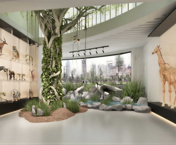 Modern Exhibition Hall-ID:631387954