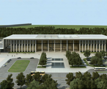 Modern Public Building-ID:864769943
