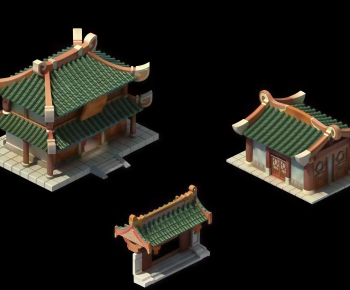 Chinese Style Religious Architecture-ID:157290948