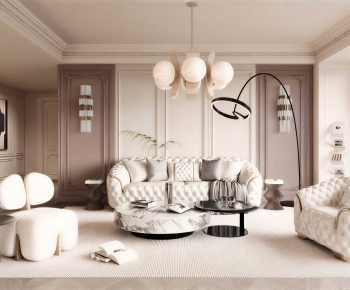 French Style A Living Room-ID:285273086