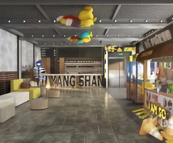 Industrial Style Restaurant-ID:983400321