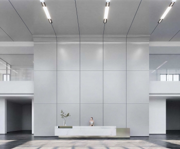 Modern Office Reception Desk-ID:522862916