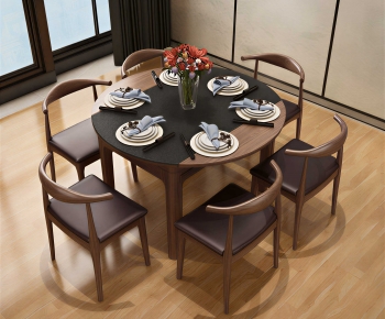 Modern Dining Table And Chairs-ID:562014108