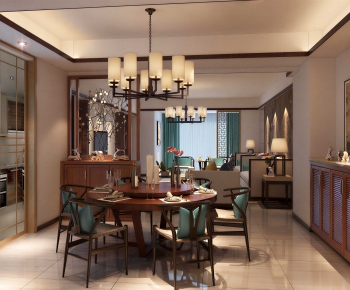 Chinese Style A Living Room-ID:795263051