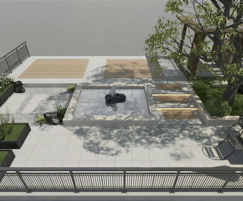 Modern Courtyard/landscape-ID:241791011