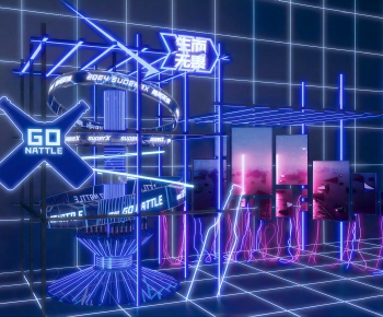 Modern Exhibition Hall-ID:882936951