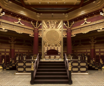 Chinese Style Ancient Architectural Buildings-ID:697575093