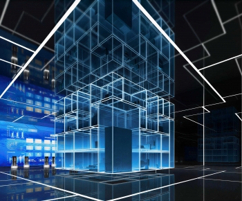 Modern Exhibition Hall-ID:698318967