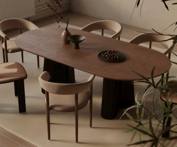 Modern Dining Table And Chairs-ID:838602076
