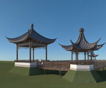 Chinese Style Ancient Architectural Buildings-ID:371185062